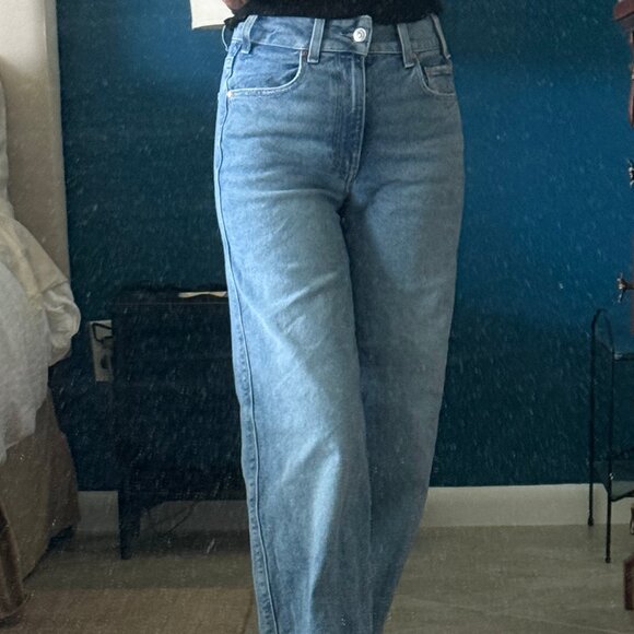 Paige Wide Leg Jeans - Picture 1 of 9